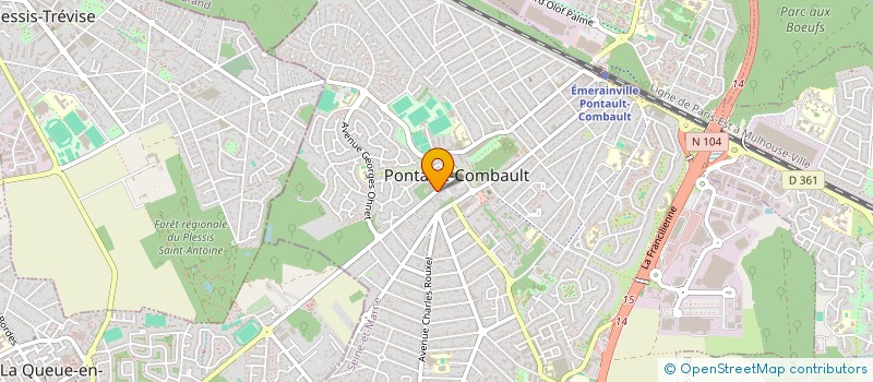 localisation de l'entreprise RESEAU PREVENTION MAIN à PONTAULT-COMBAULT