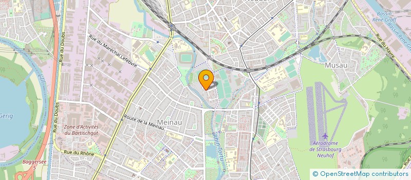 localisation de l'entreprise RESEAU PREVENTION MAIN ALSACE à STRASBOURG