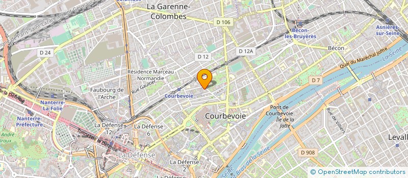 localisation de l'entreprise RESEAU PRO à COURBEVOIE