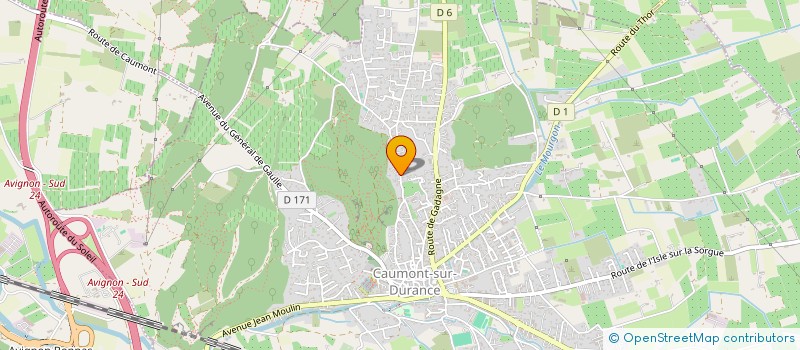 localisation de l'entreprise RESEAU RECHERCHE APPLIQUE PAYSAGE TERRIT à CAUMONT-SUR-DURANCE