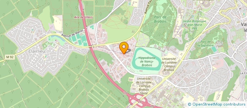 localisation de l'entreprise RESEAU REGIONAL DE CANCEROLOGIE GRAND EST  VANDUVRE-LES-NANCY