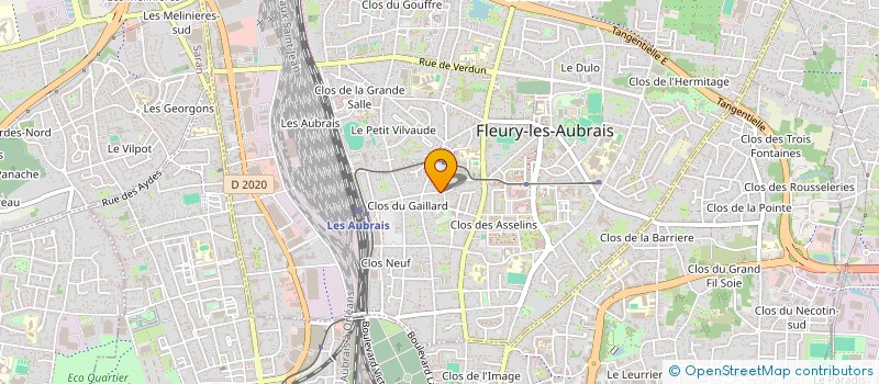 localisation de l'entreprise RESEAU RESPI LOIRET à FLEURY-LES-AUBRAIS