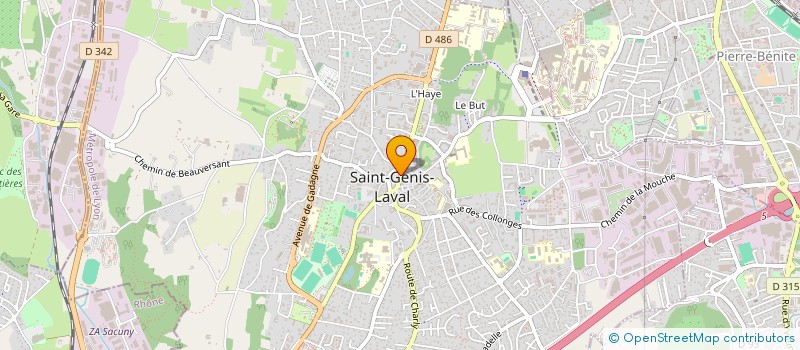 localisation de l'entreprise RESEAU SAINT-GENOIS SANTE à SAINT-GENIS-LAVAL