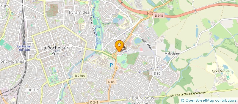 localisation de l'entreprise RESEAU SANTE AU TRAVAIL D ENTREPRISES DE VENDEE à LA ROCHE-SUR-YON