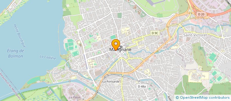 localisation de l'entreprise RESEAU SANTE EST DE L'ETANG DE BERRE à MARIGNANE