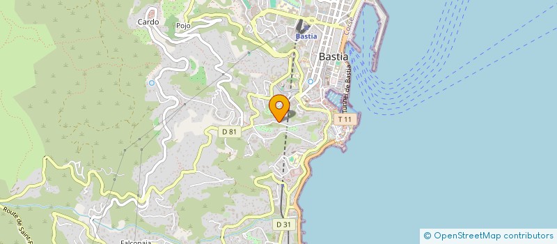 localisation de l'entreprise RESEAU SANTE MENTALE ADOLESCENTS DE HAUTE CORSE à BASTIA