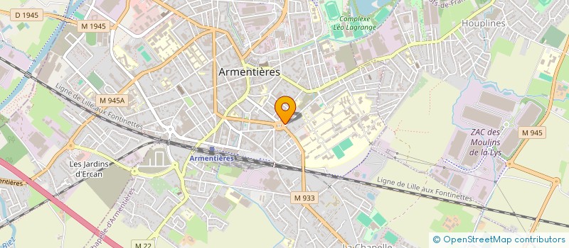 localisation de l'entreprise RESEAU SANTE QUALITE RISQUES DES HAUTS-DE-FRANCE à ARMENTIERES