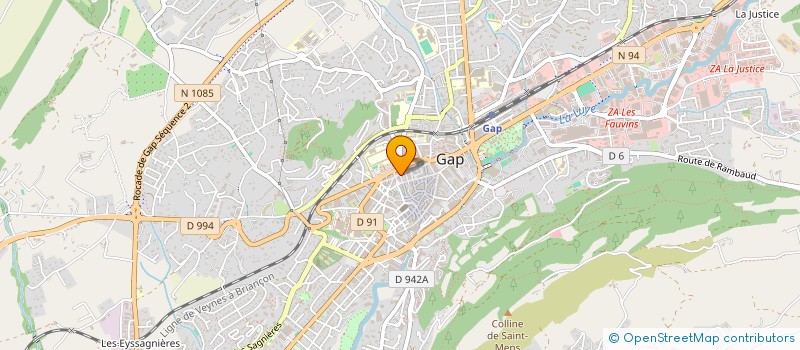 localisation de l'entreprise RESEAU SANTE TOXICOMANIES 05  GAP