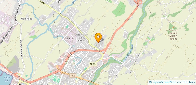localisation de l'entreprise RESEAU SCIENTIFIQUE EN SPECTROSCOPIE PROCHE INFRA ROUGE à SAINT-PIERRE