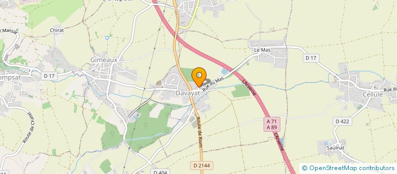 localisation de l'entreprise RESEAU SENIORS CLIC RIOM LIMAGNE ...  RIOM