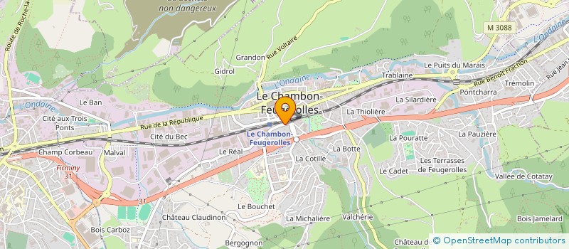 localisation de l'entreprise RESEAU SENTINELLE ETUDES EPIDEMIOLOGIQUES à LE CHAMBON-FEUGEROLLES