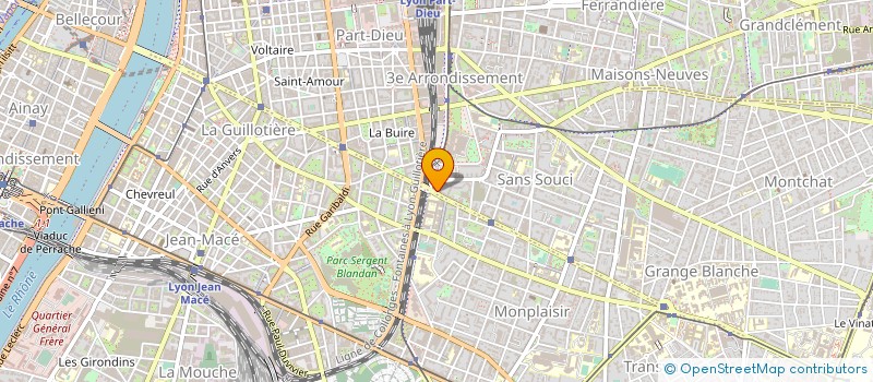 localisation de l'entreprise RESEAU SERVICES SOCIAUX INTERENTREPRISES FRANCE à LYON