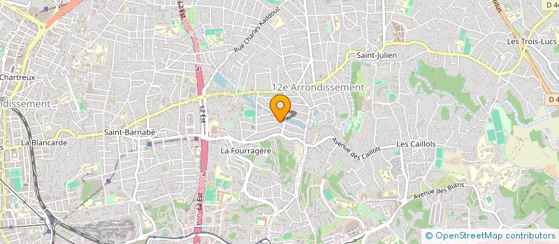 localisation de l'entreprise RESEAU SOINS MEDITERRANEE  MARSEILLE