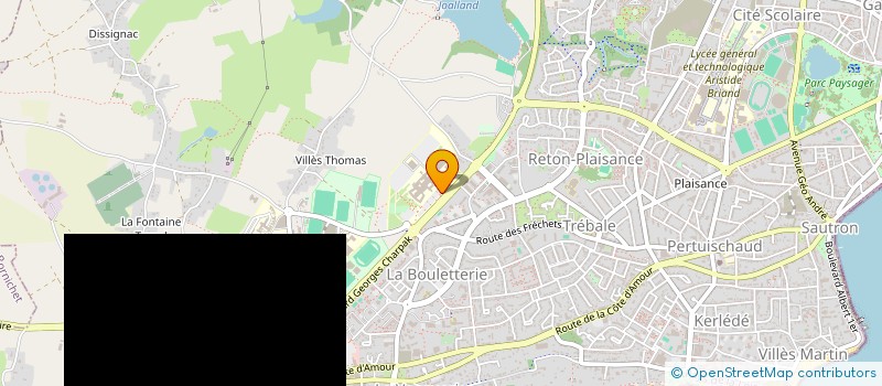 localisation de l'entreprise RESEAU SOINS PALLIATIFS ESTUAIRE LOIRE  SAINT-NAZAIRE