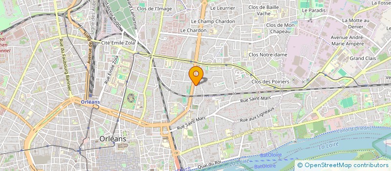 localisation de l'entreprise RESEAU SOLID'AIRE à ORLEANS