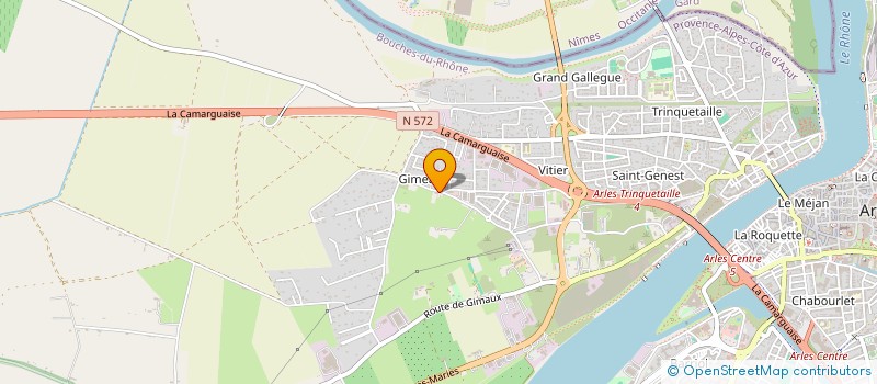 localisation de l'entreprise RESEAU TAXIS SERVICES à ARLES