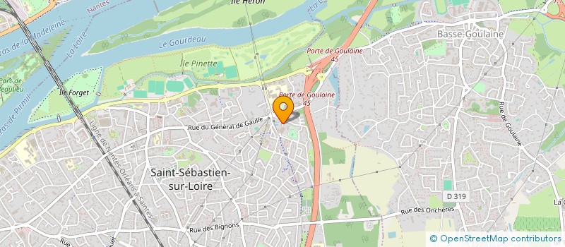 localisation de l'entreprise RESEAU TC OUEST à SAINT-SEBASTIEN-SUR-LOIRE