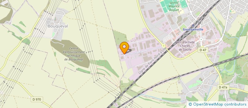 localisation de l'entreprise RESEAU TECHNIQUE PNEUMATIQUE  GOUSSAINVILLE