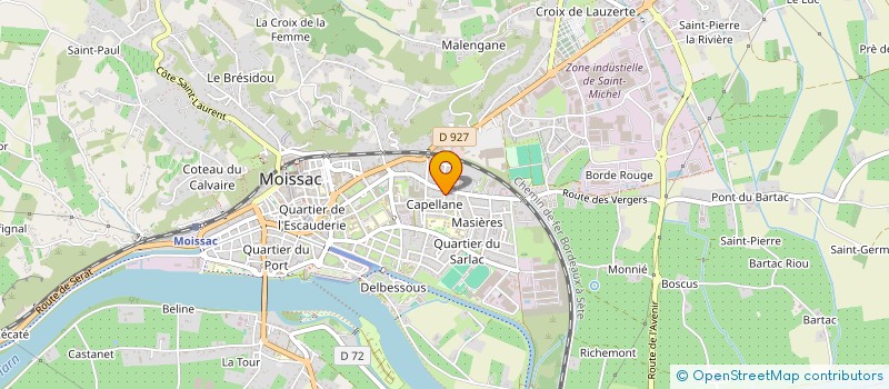 localisation de l'entreprise RESEAU TELECOM SERVICE à MOISSAC