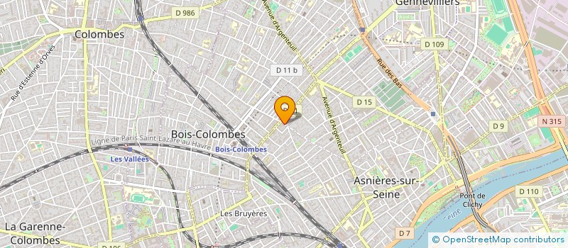 localisation de l'entreprise RESEAU TELEPHON INFORMATIQUE DETECTION à ASNIERES-SUR-SEINE