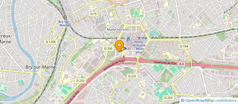 localisation de l'entreprise RESEAU TERRA CONFORT  NOISY-LE-GRAND