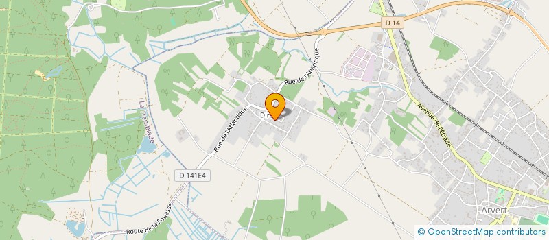 localisation de l'entreprise RESEAU TERRASSEMENT  ARVERT