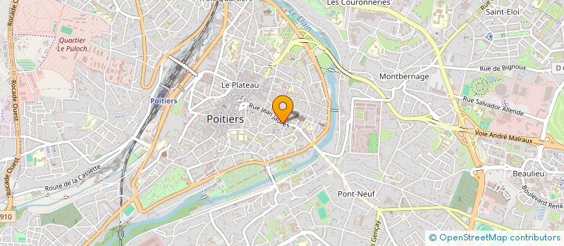 localisation de l'entreprise RESEAU TOXICOMANIE 86 à POITIERS