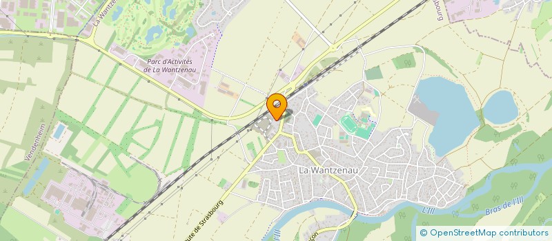 localisation de l'entreprise RESEAU TRANS à LA WANTZENAU