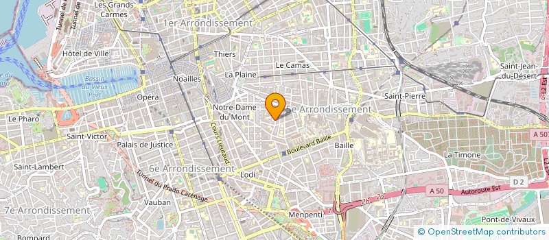 localisation de l'entreprise RESEAU TRANSMEDITERRANEEN DE RECHERCHE EN COMMUNICATION à MARSEILLE
