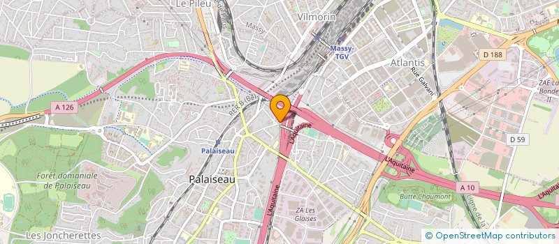 localisation de l'entreprise RESEAU TRAVAUX à PALAISEAU