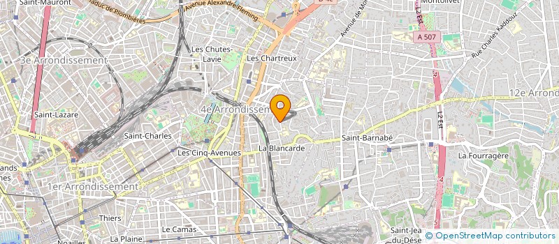localisation de l'entreprise RESEAU UPPAL - UNION PROVENCALE DES PROFESSIONNELS DE L'AUTISME LIBERAUX à MARSEILLE