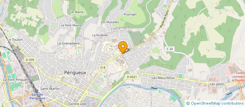 localisation de l'entreprise RESEAU VIH DORDOGNE à PERIGUEUX