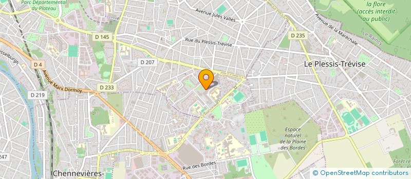 localisation de l'entreprise RESEAUKINE à CHAMPIGNY-SUR-MARNE