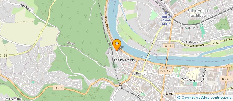 localisation de l'entreprise RESEAULUTION RIS  ELBEUF