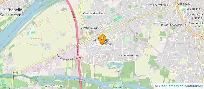 localisation de l'entreprise RESEAULUTION SERVICES TECHNIQUES (R.S.T.)  SAINT-PRYVE-SAINT-MESMIN