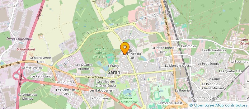 localisation de l'entreprise RESEAUPAL à SARAN