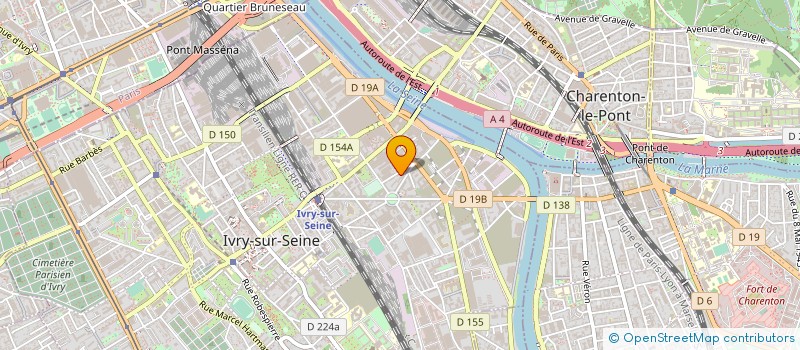 localisation de l'entreprise RESEAUX BAT à IVRY-SUR-SEINE