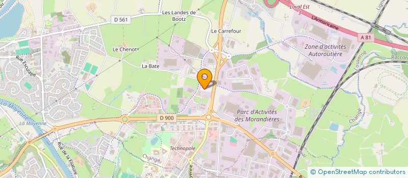 localisation de l'entreprise RESEAUX CONSTRUCTION TRAVAUX PUBLICS - RCTP  CHANGE