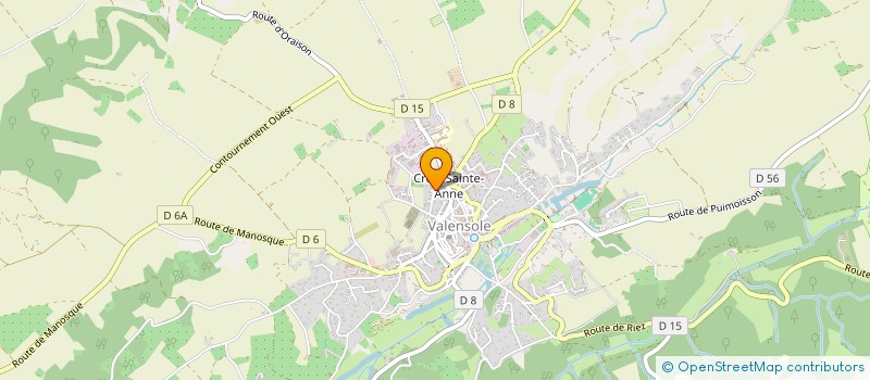 localisation de l'entreprise RESEAUX CONSULT à VALENSOLE