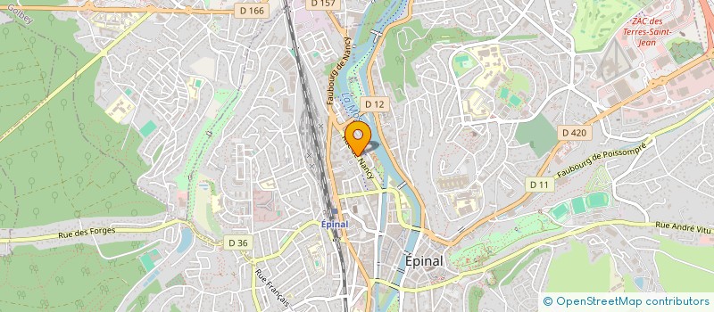 localisation de l'entreprise RESEAUX CULTURES & SAVOIR-FAIRE à EPINAL