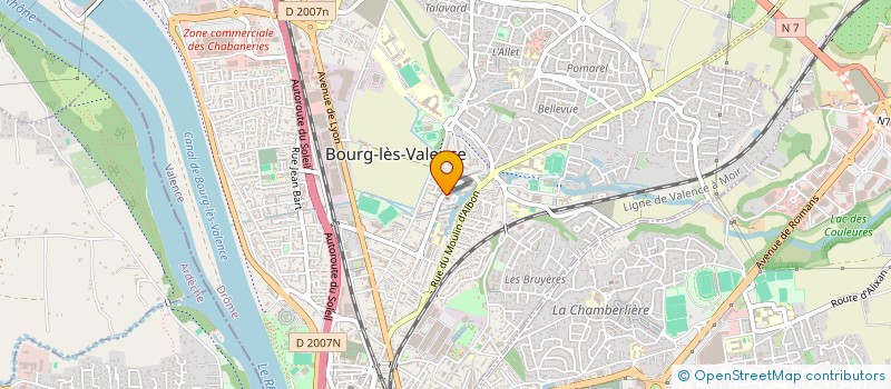 localisation de l'entreprise RESEAUX D'ECHANGES RECIPROQUES DE SAVOIRS DE BOURG LES VALENCE à BOURG-LES-VALENCE