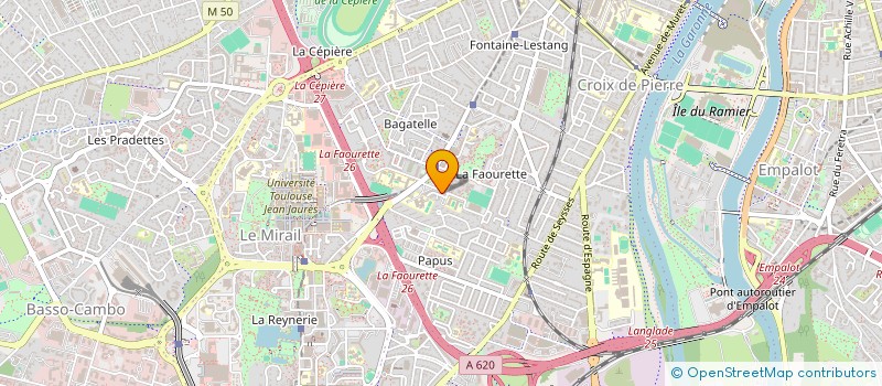 localisation de l'entreprise RESEAUX D'ECHANGES RIVE GAUCHE  TOULOUSE