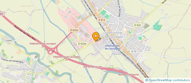 localisation de l'entreprise RESEAUX D'ORDINATEURS EUROPEENS à VILLEFRANCHE-DE-LAURAGAIS