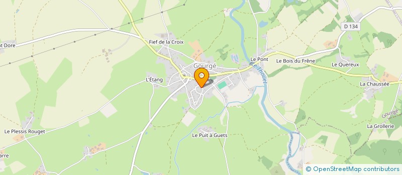 localisation de l'entreprise RESEAUX DES OPTIONS ALTERNATIVES POUR UN DEVELOPPEMENT SOLIDAIRE - ROADS.  GOURGE