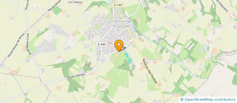 localisation de l'entreprise RESEAUX DIVERS VOIRIE à CHATUZANGE-LE-GOUBET