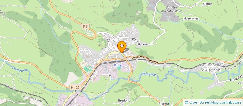 localisation de l'entreprise RESEAUX ECHANGES RECIPR. SAVOIRS MURAT à MURAT