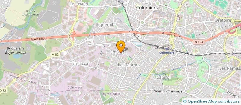 localisation de l'entreprise RESEAUX ELECTRIQUE & INFORMATIQUE à COLOMIERS