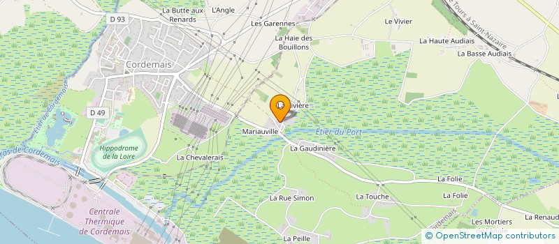 localisation de l'entreprise RESEAUX ELECTRIQUES BAILLIACHE  CORDEMAIS