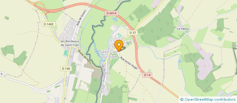 localisation de l'entreprise RESEAUX ENTREPRISES VIDEO à SAINT-CLAIR-SUR-EPTE