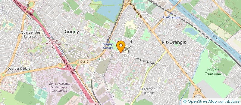localisation de l'entreprise RESEAUX ET AUTOMATISMES LEGNAN DJOUHAN à RIS-ORANGIS